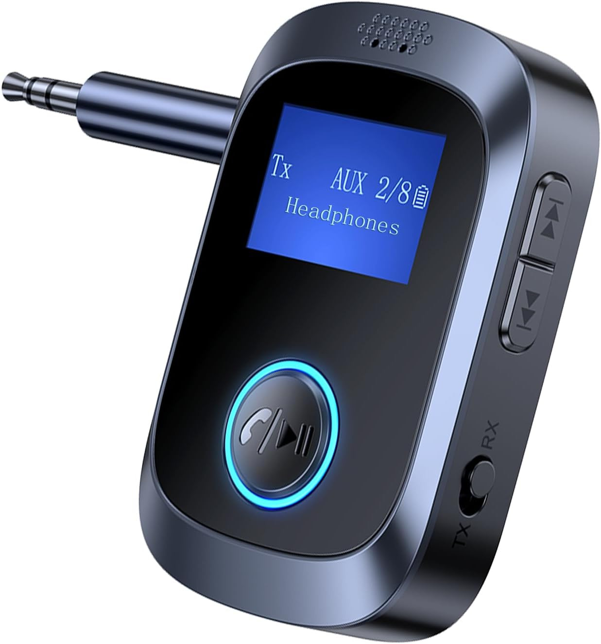 Bluetooth Transmitter Receiver 5.3 Adapter For Airplane Headphones AUX New