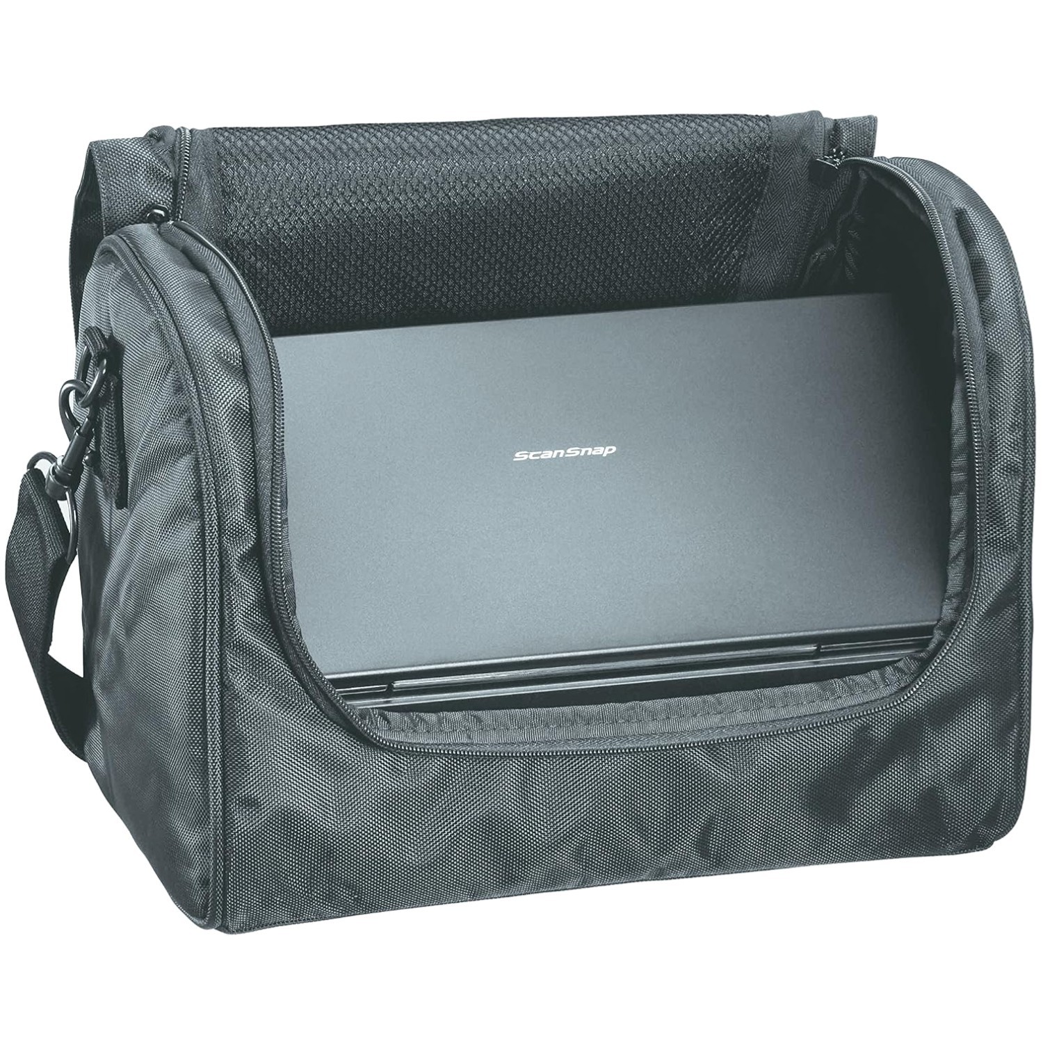Black Neoprene Travel Case for Fujitsu Scanner