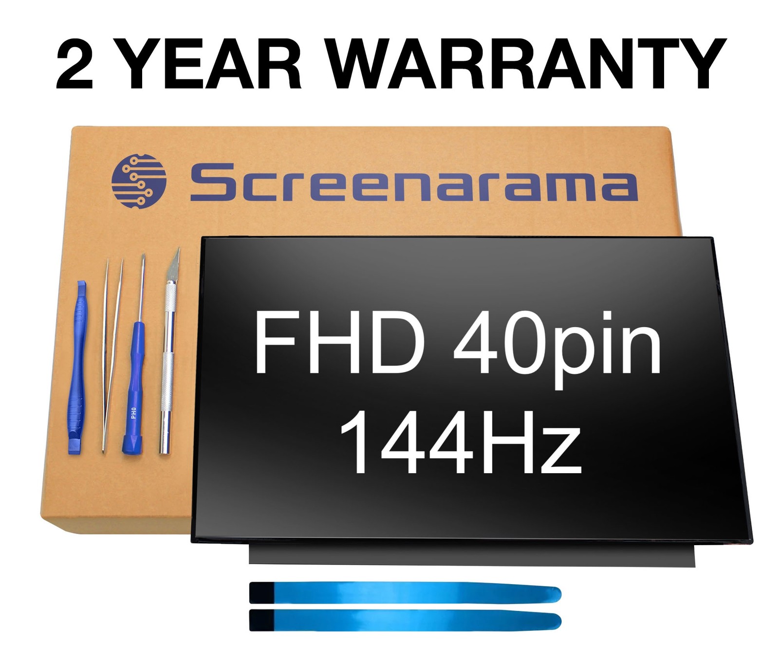 MSI MS-17G2 MS-17G3 144Hz FHD IPS Matte LCD Screen + Tools SCREENARAMA *FAST