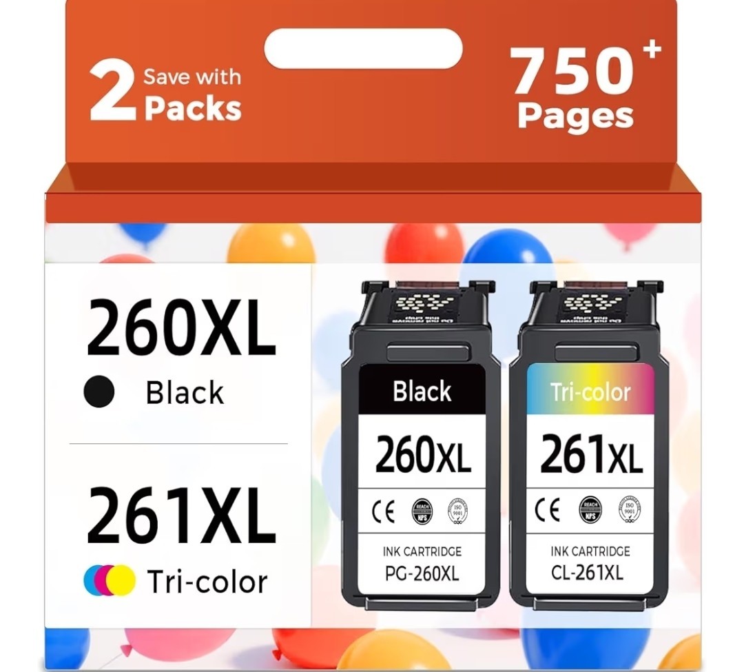 260XL 261XL High Capacity Ink Refill for Canon 260 and 261 Ink PG-260 CL-261 Com