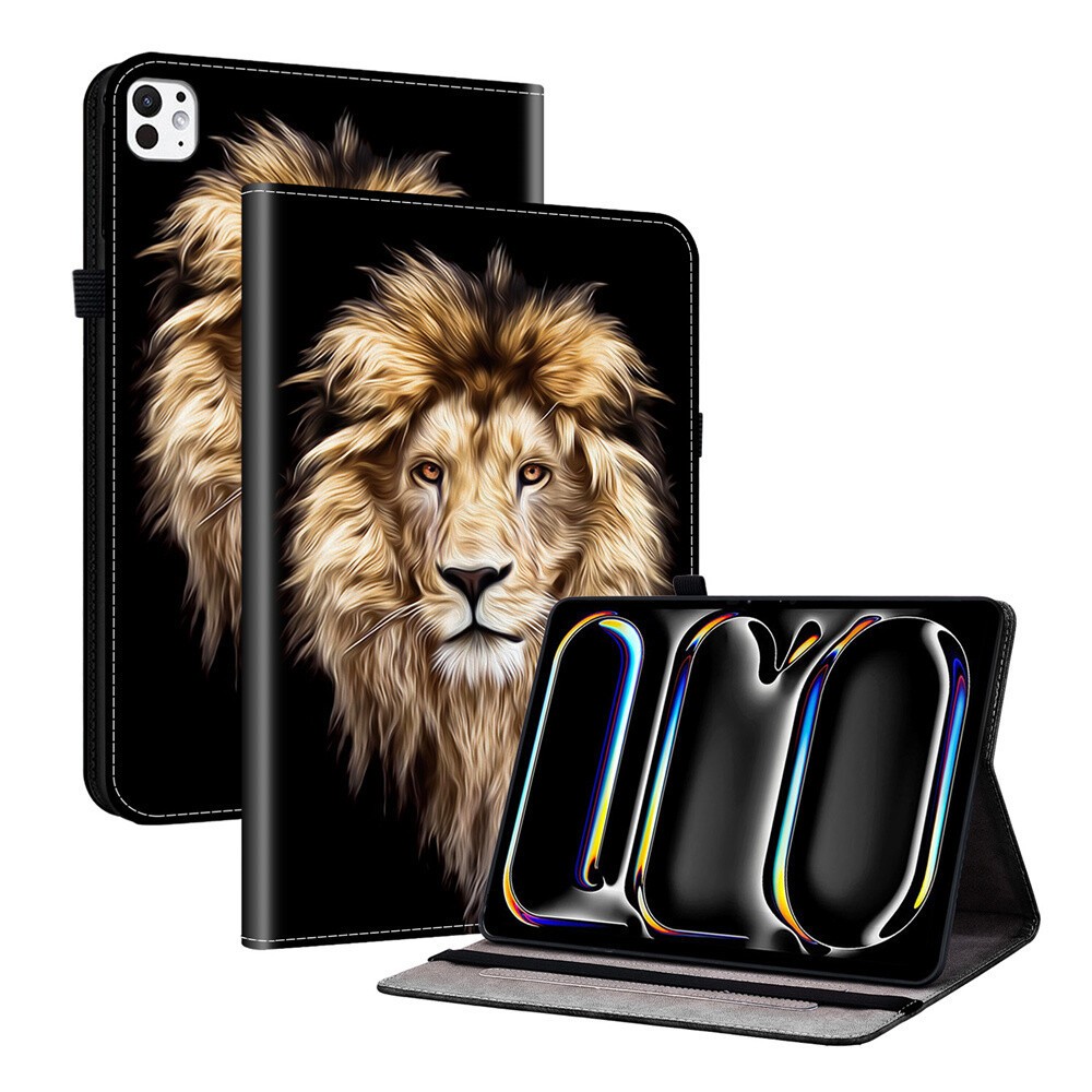 Lion Butterfly Flower Tablet Case For iPad 11th 10 9 8 Mini 4 5 6 Pro Air 2025