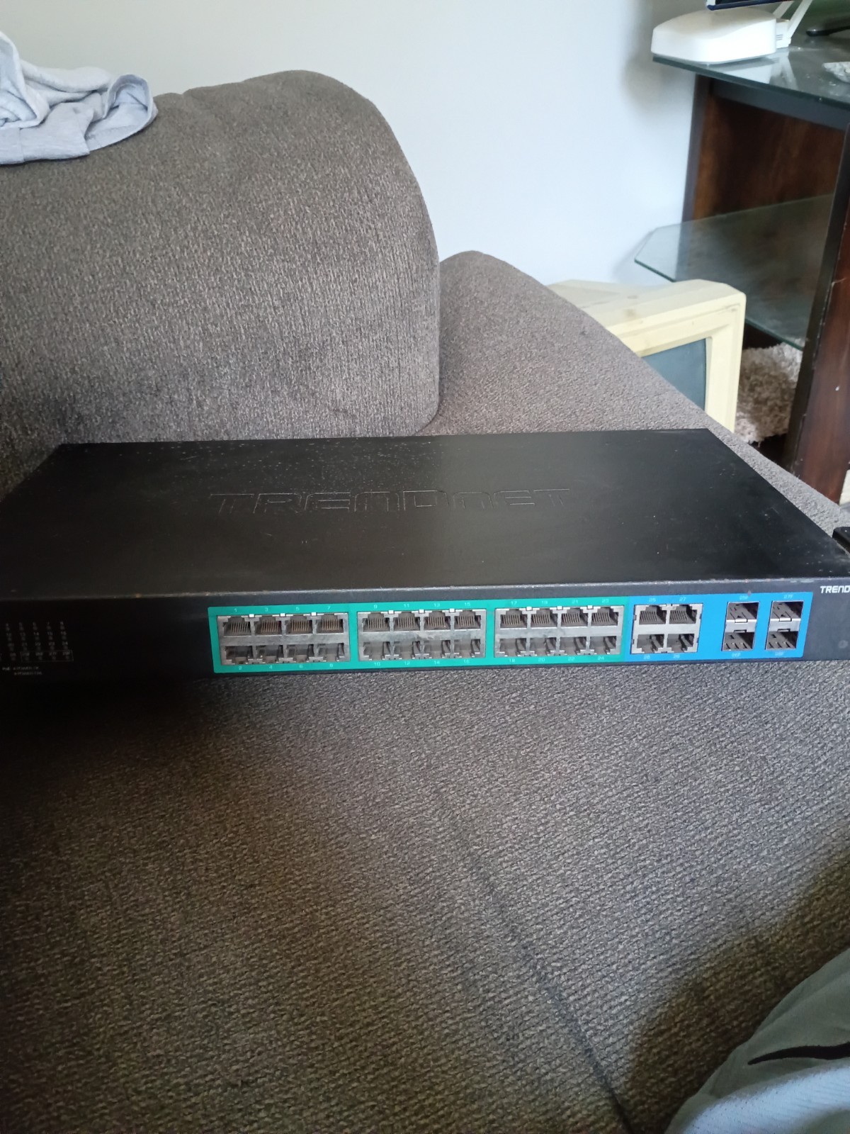 TRENDnet TPE-2840WS/A Ethernet Switch, 28 Port - Black