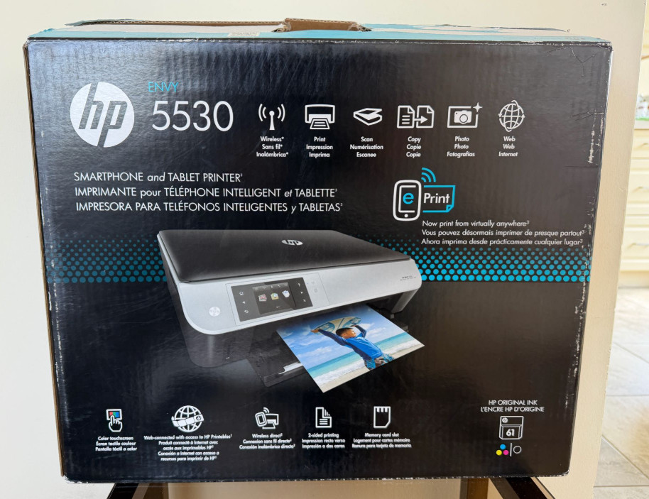 HP Envy 5530 Smartphone Tablet Printer BNIB