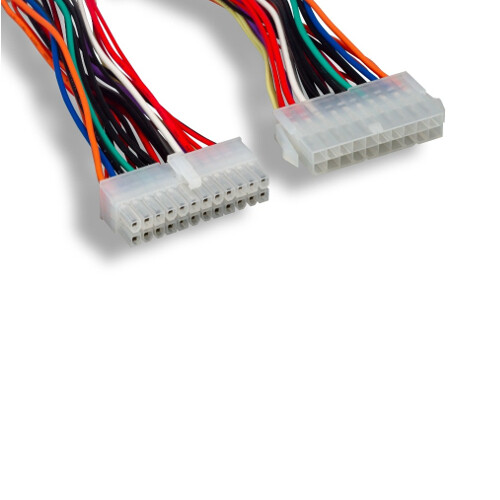 Kentek 6" 20 Pin Male to 24 Pin Female Power Cord PC Power Supply to Motherboard