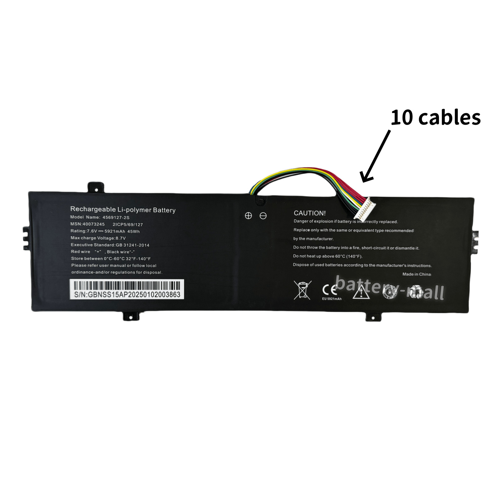 New Genuine 4569127-2S Battery for MEDION e14301 e15302 e15301 MD63540 MD63450