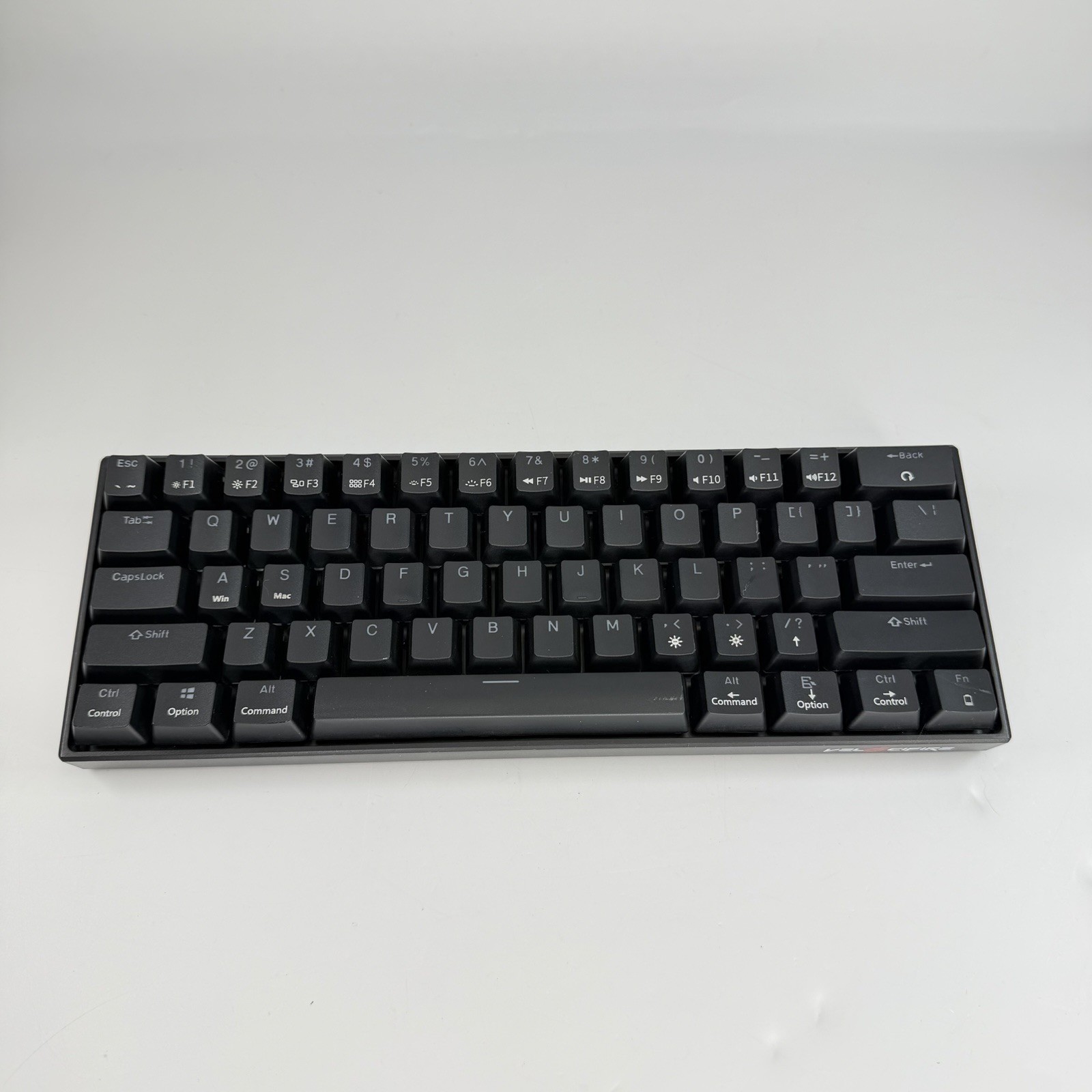 Velocifire TKL02WS Mechanical Keyboard 60% Black USB-C
