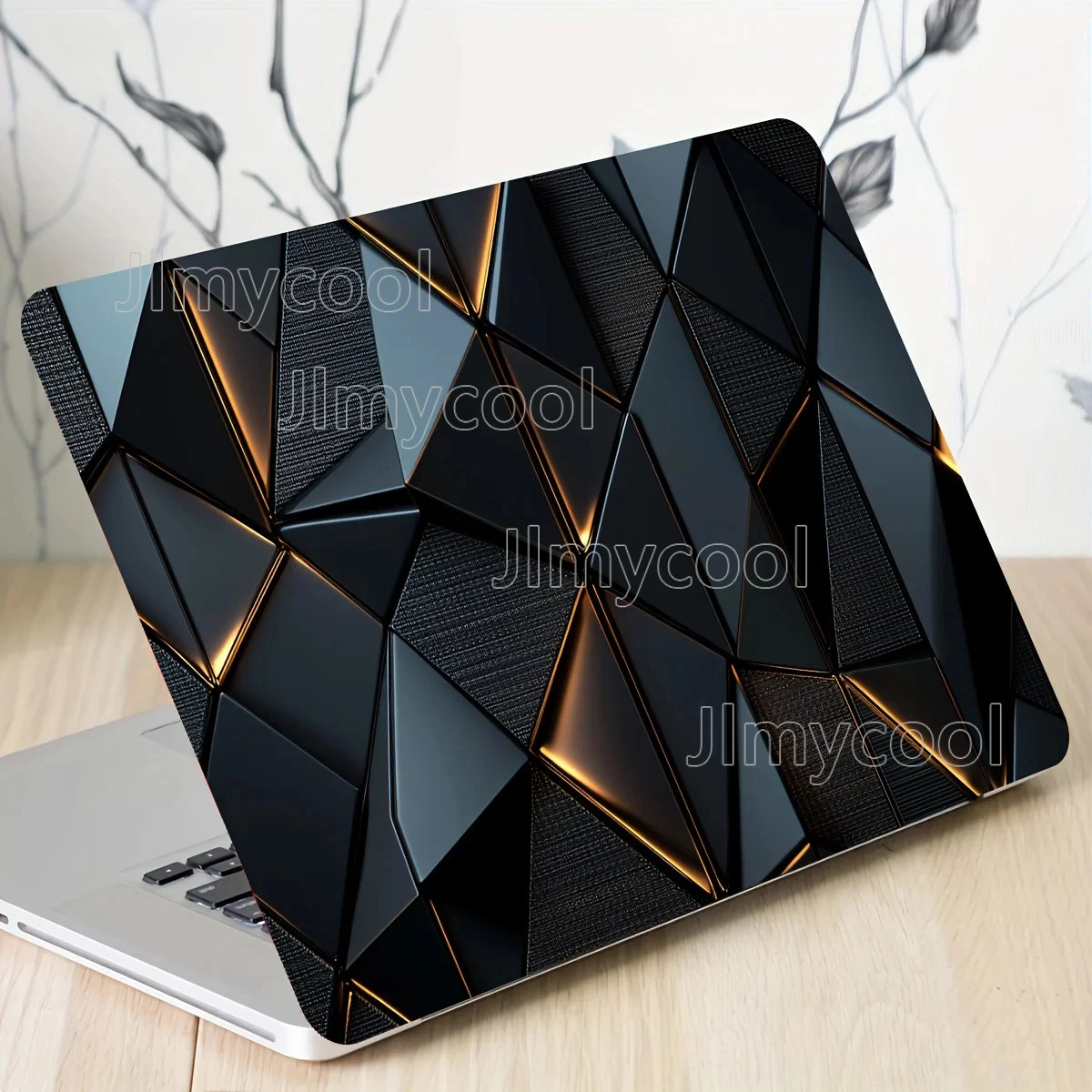Vinyl Notebook Case Technology Sticker 2 Pieces Scratch Resistant DIY Art Case
