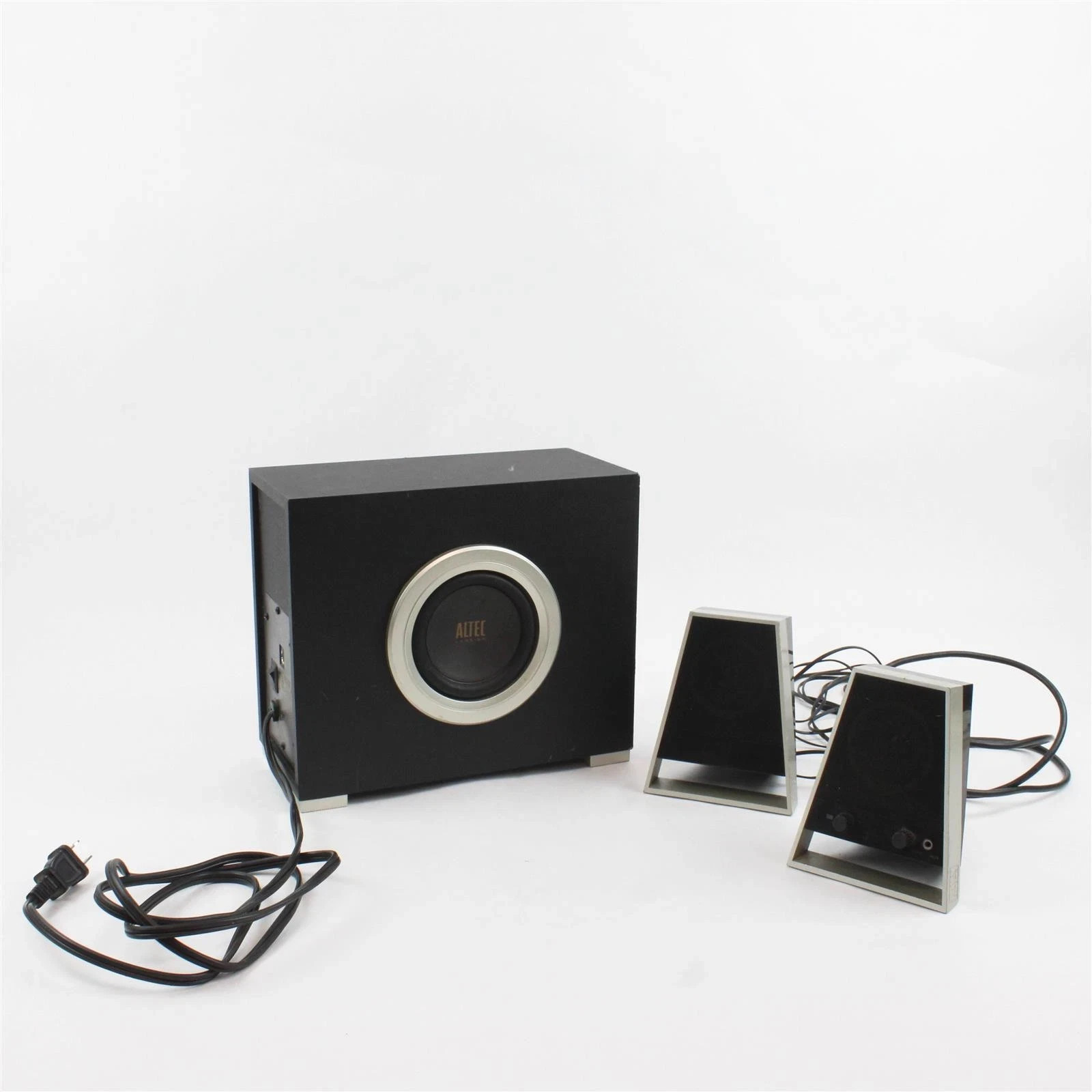 Altec Lansing VS2621 2.1ch Computer Speaker System Subwoofer Aux Input