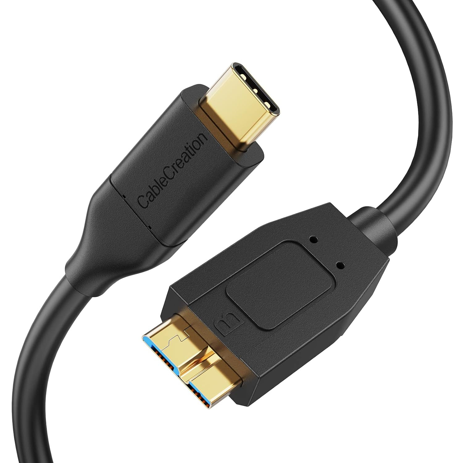 4FT USB C to Micro B Cable,10Gbps Speed External Hard Drive Braided,Usb 3.1 Type