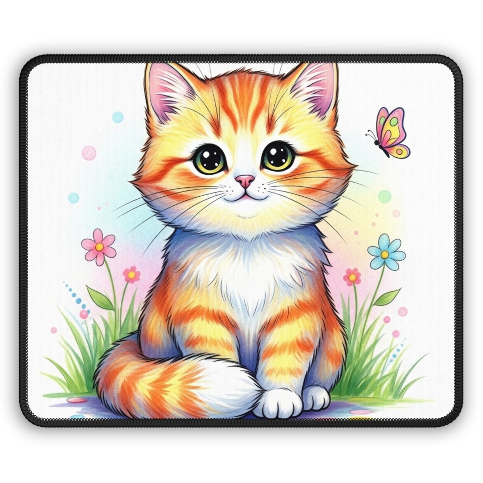 Cute Cat Gaming Mouse Pad