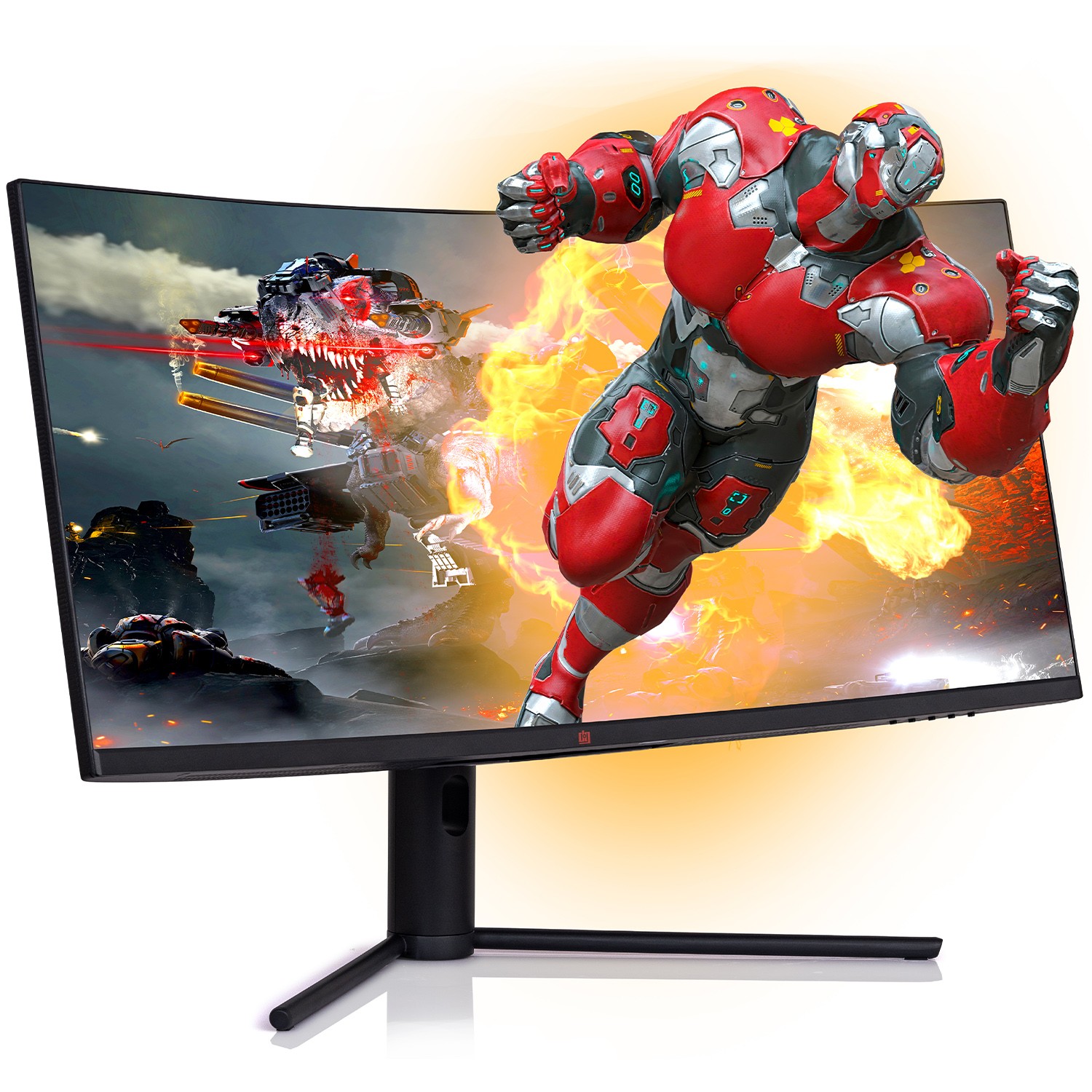 Deco Gear 34" 3440x1440 21:9 Ultrawide Curved Monitor, 180Hz, HDR10, 4000:1, 6ms