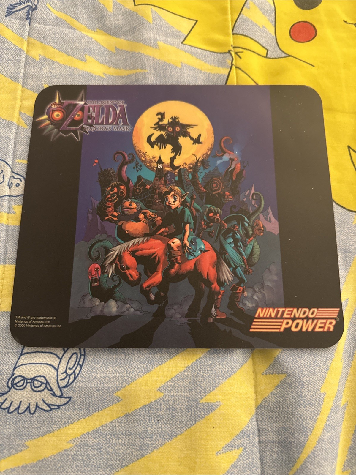 Rare 2000 Nintendo Power  Mouse Pad The Legend of Zelda Majora’s Mask Mousepad