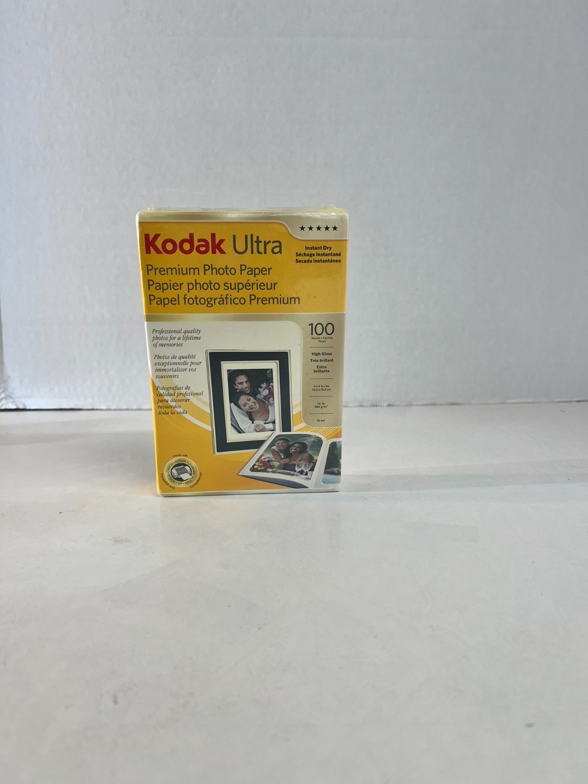 New Kodak 4x6 inches Ultra Premium Photo Paper High Gloss 100 Sheets Instant Dry