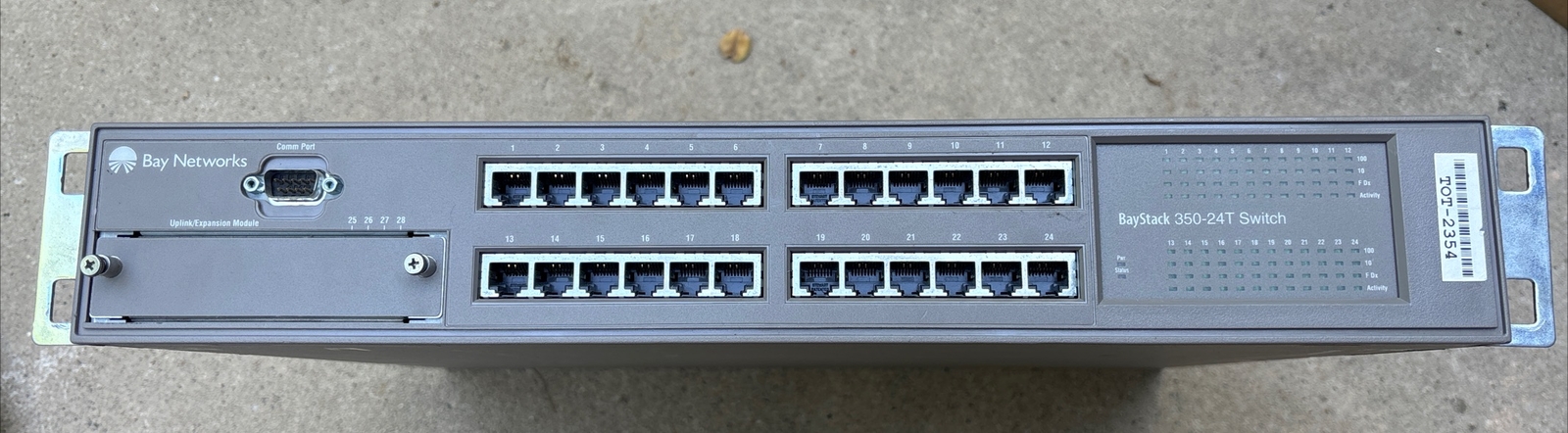NORTEL NETWORKS BAYSTACK 350-24T SWITCH AL2012E17