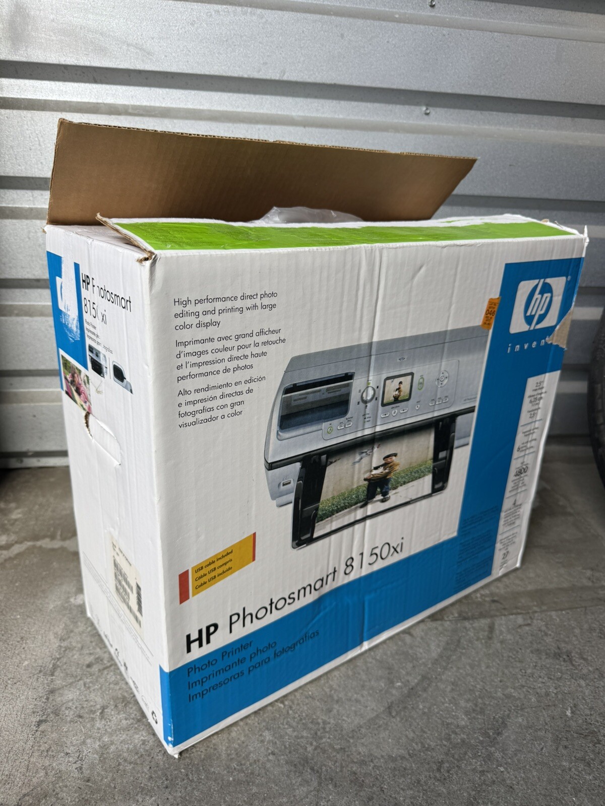 VINTAGE 2004 NOS HP PhotoSmart 8150xi Inkjet Printer