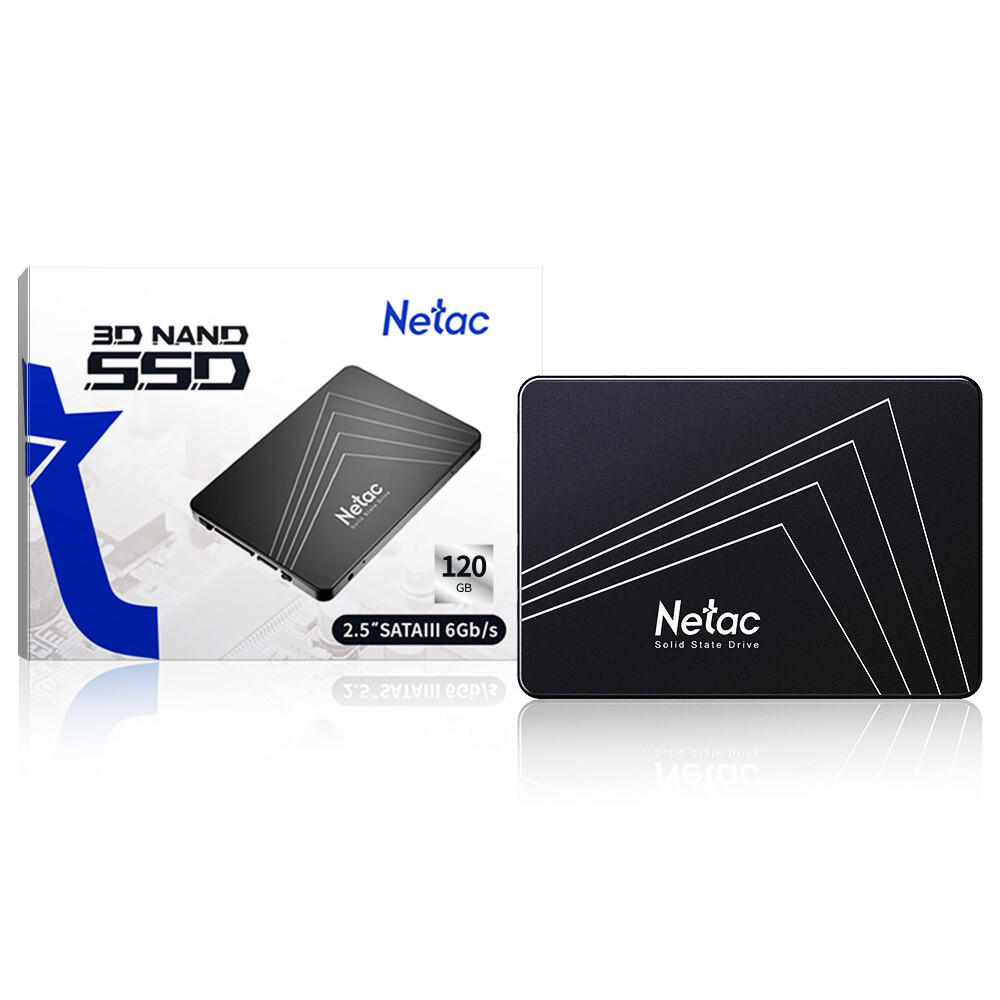 Netac 120GB 256GB 512GB SSD 2.5" SATA III 6GB/s Internal Solid State Drive lot