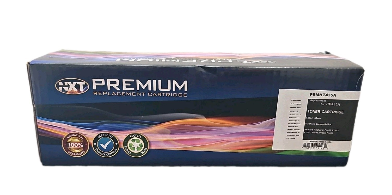  CB435A Toner Cartridge Premium Replacement for HP LaserJet P1002 P1005 P1006 