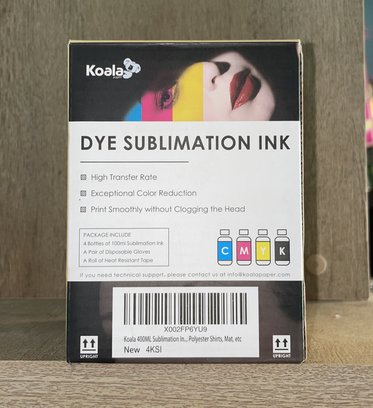 Koala Sublimation Ink for All Epson Printer ET-2760 2720 2803 2400 WF7710 400ML