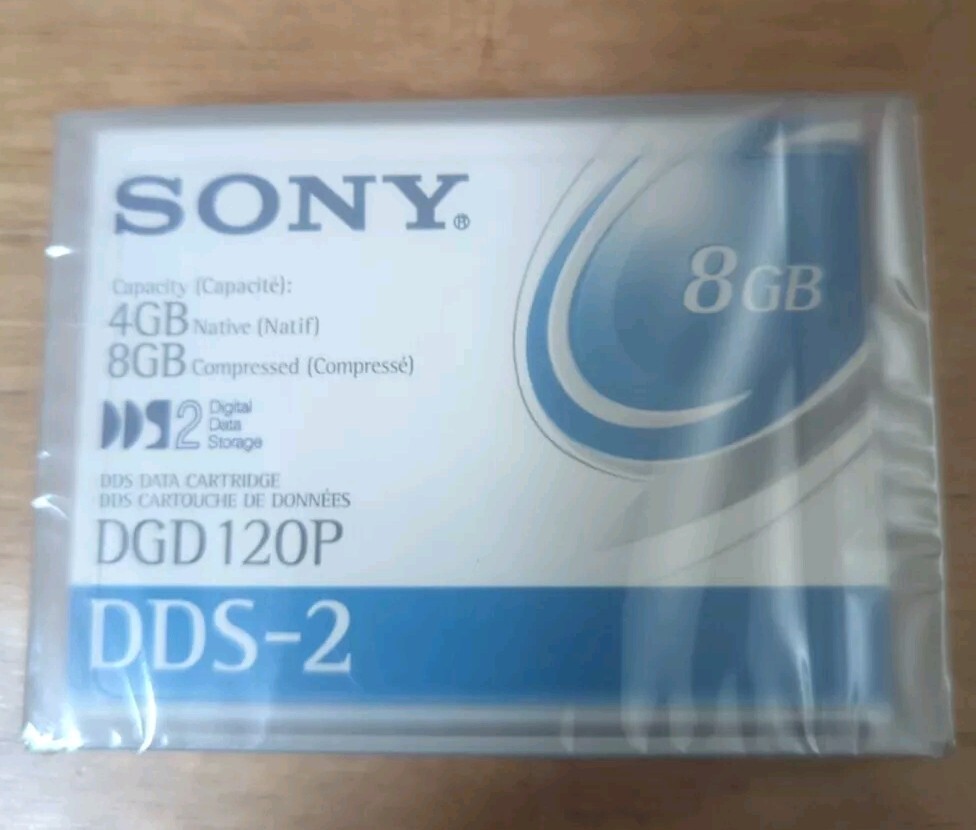 7 New Sony 8 GB DDS-2 .. 4 GB Native, 8GB Compressed Data Cartridge 
