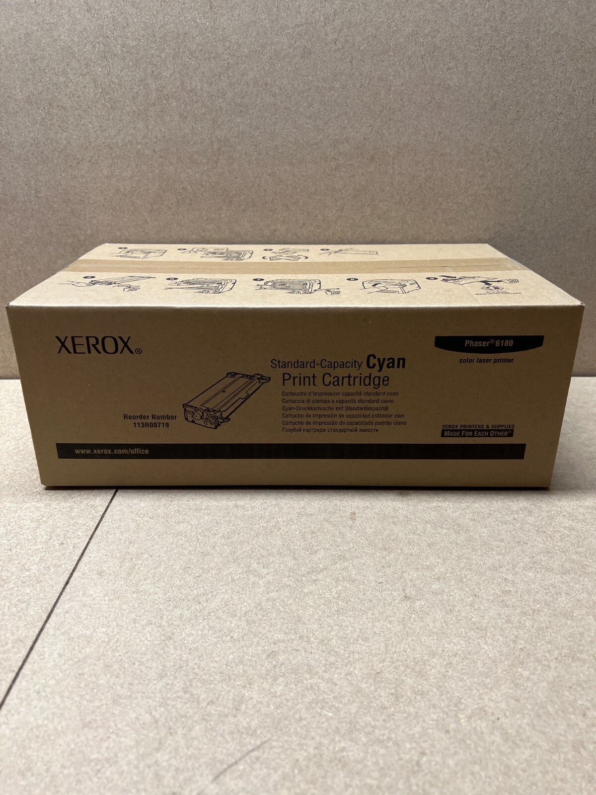 Xerox Phaser 6180 Cyan Print Cartridge - 113R00719