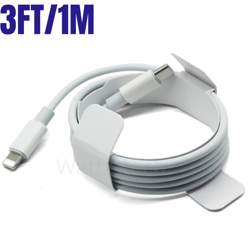 3 Pack PD Fast Charger 3/6Ft USB-C to iPhone Cable Cord For iPhone 14/13/12/11/8