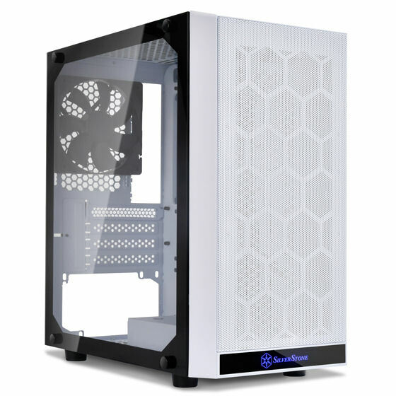 Silverstone SST-PS15W-G (White + tempered glass window) Precision Series MATX 