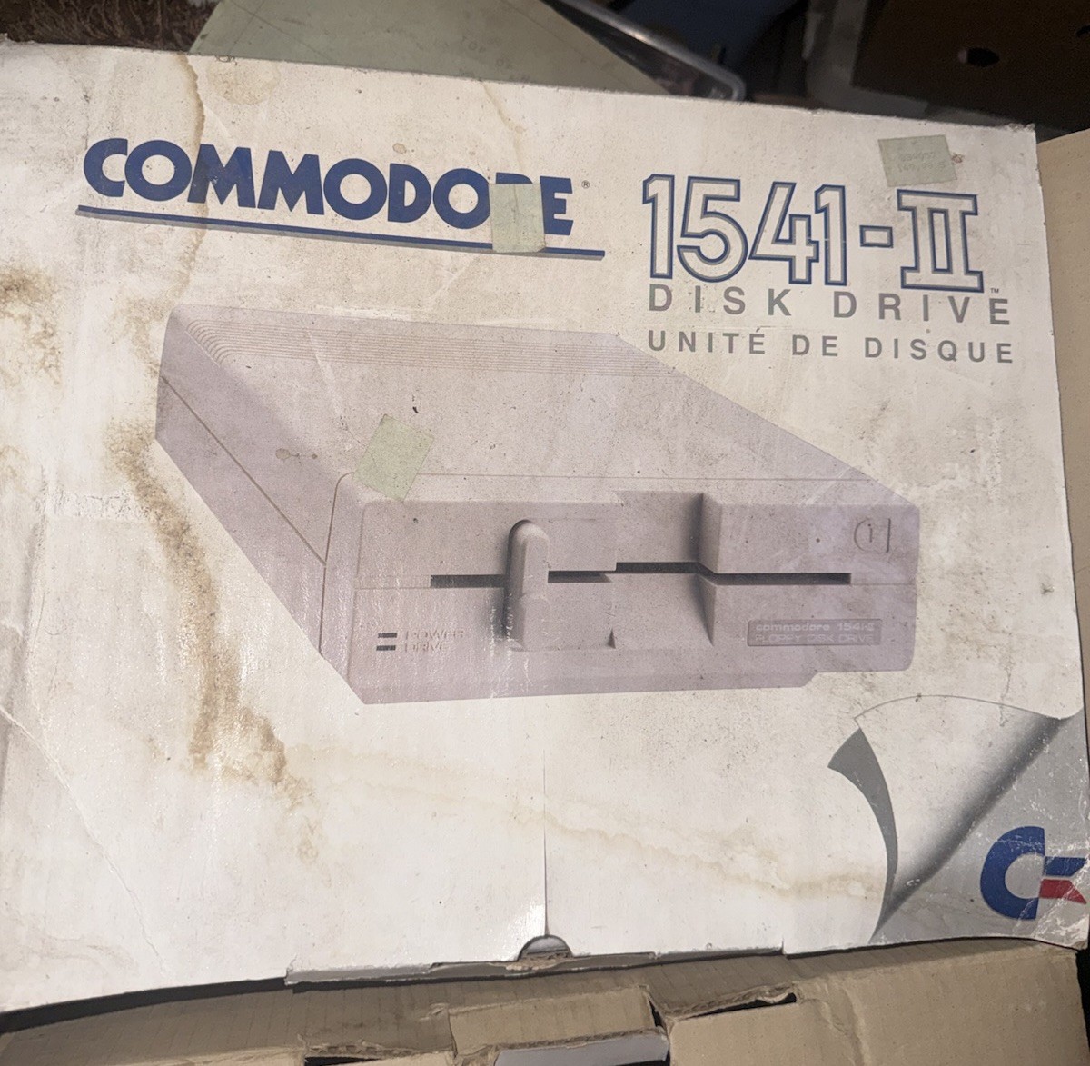 Vtg 128 / 64 Commodore 1541-II Computer Disk Drive in Box 5.25 Floppy (Working)