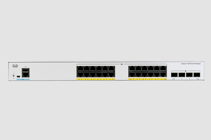 CISCO C1000-24T-4X-L | 24-Port Gigabit Managed Network Switch