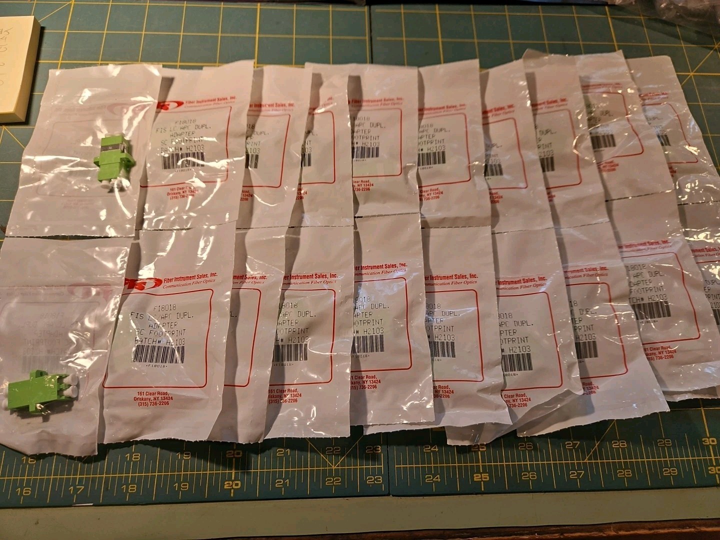 20 PIECES, SM DUPLEX LC APC SC FOOTPRINT ADAPTER