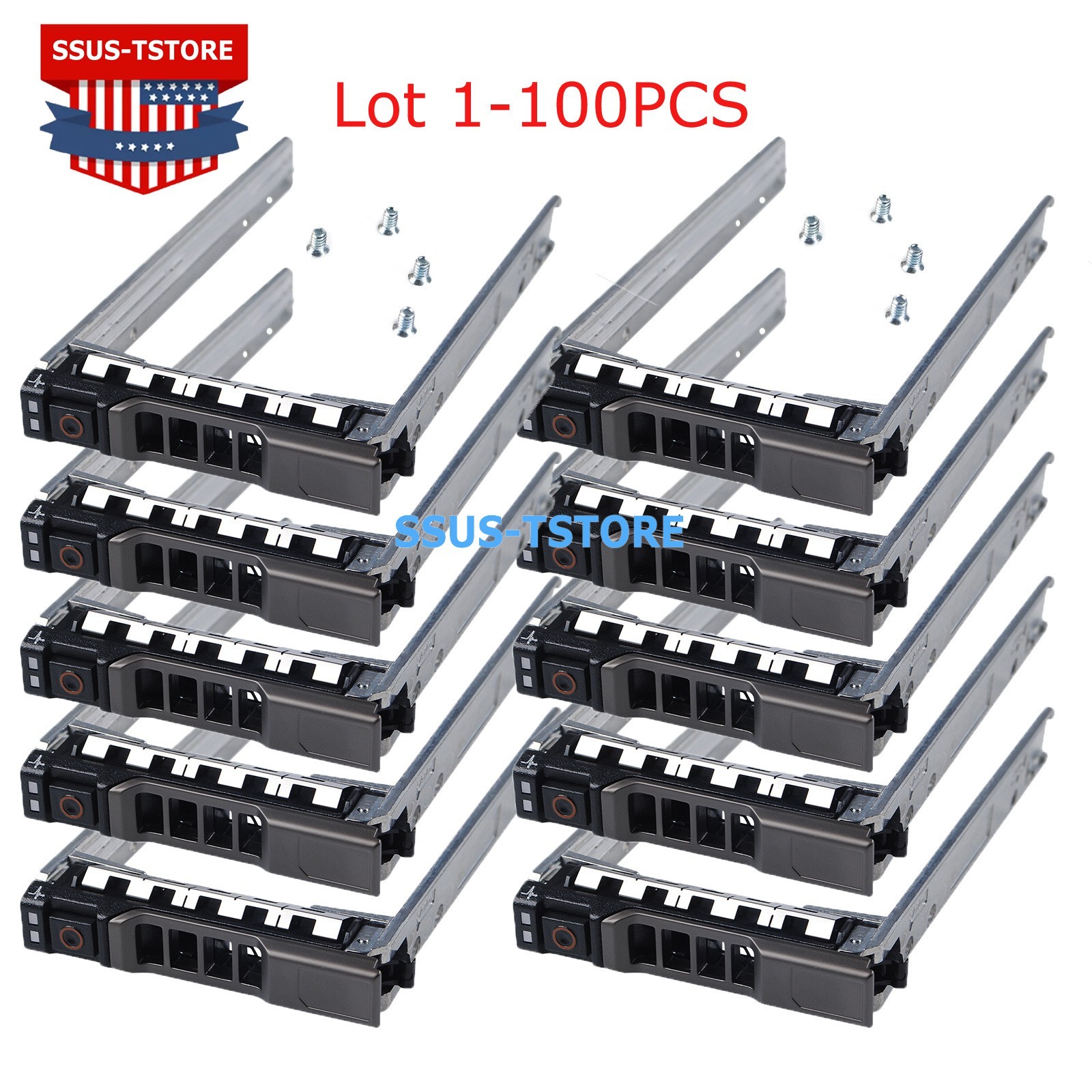 Lot 2.5" SFF HDD Caddy Tray For Dell R720 R730 R630 R620 R730XD R710 R610 G176J