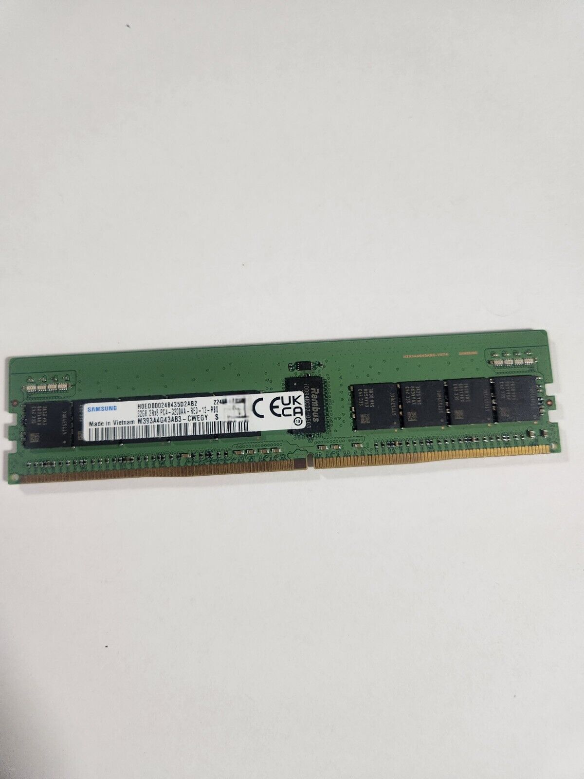 32GB Samsung Server Ram Kit M393A2K43DB3 2x16GB 2Rx8 PC4-3200AA (DDR4-3200)