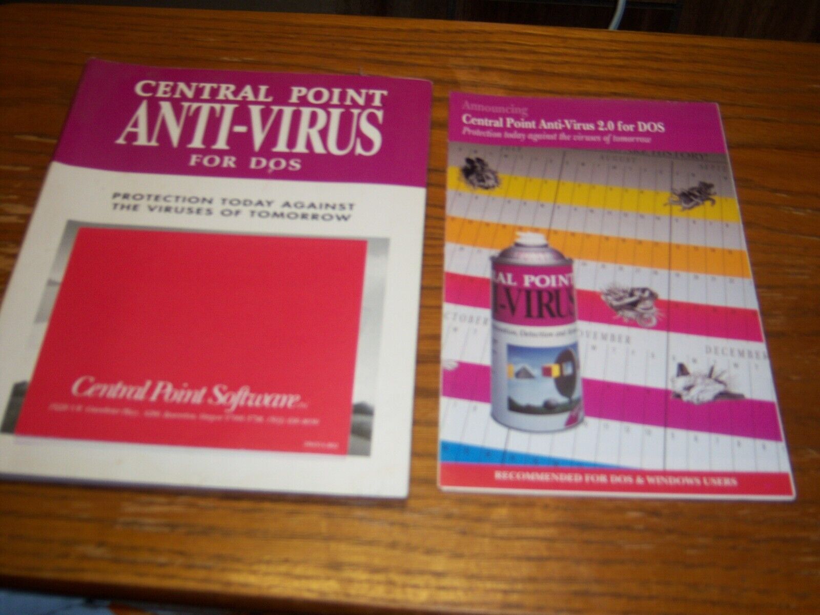 Central Point Anti-Virus Version 2.0 PC For DOS