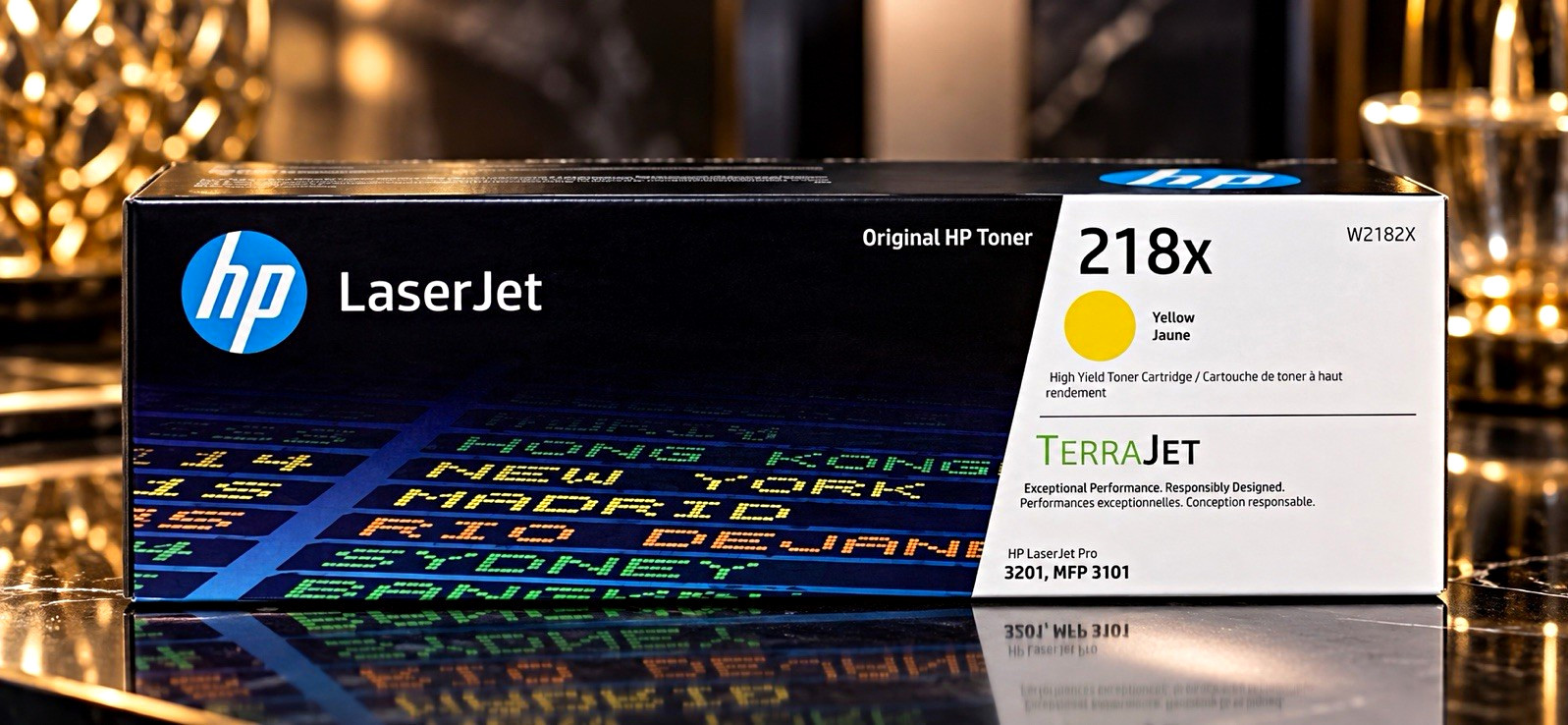 HP 218X Yellow Genuine/Original High Yield Laser Toner Cartridge W2182X