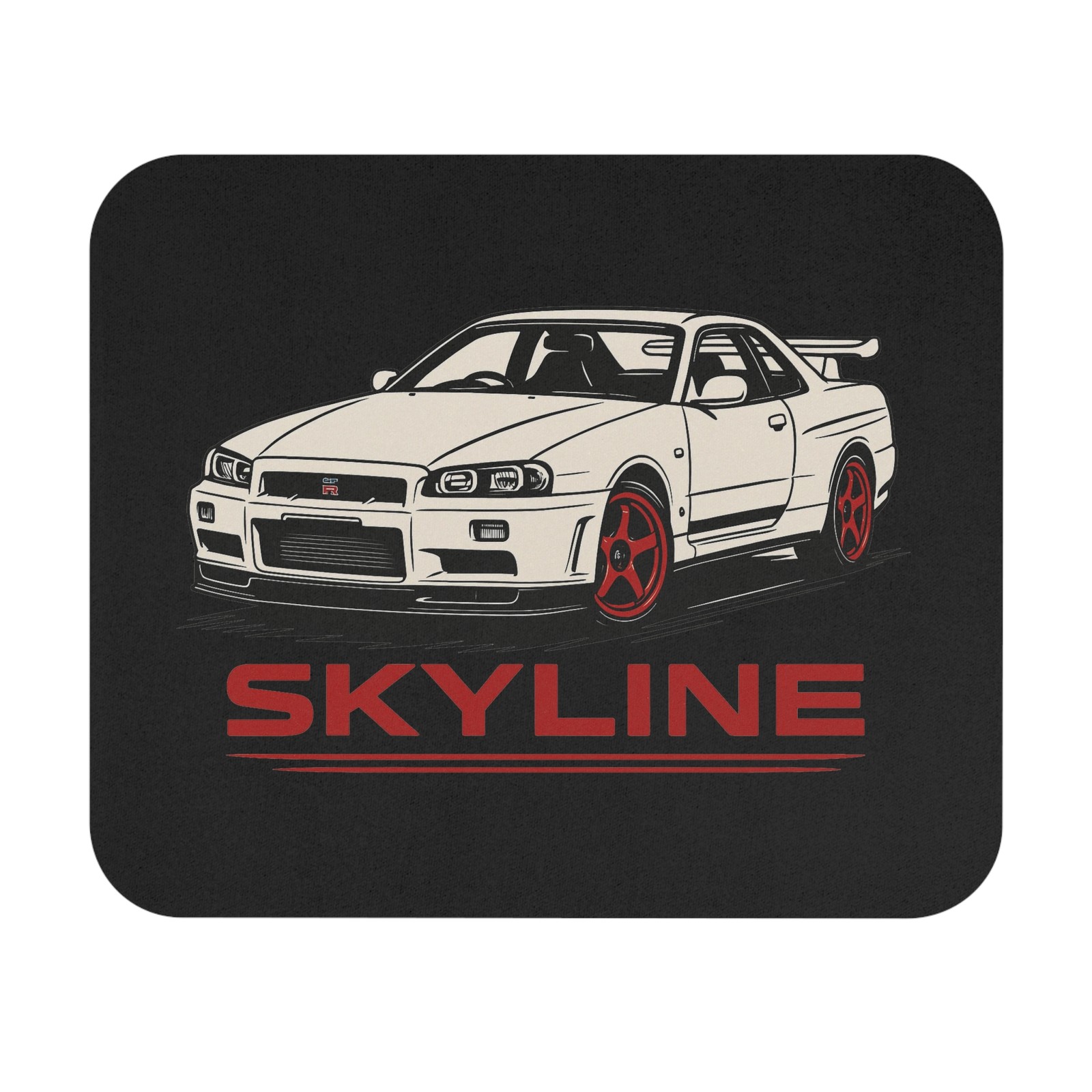 Skyline R34 GT-R Mouse Pad JDM Turbo Sports Car Racing Desk Mat