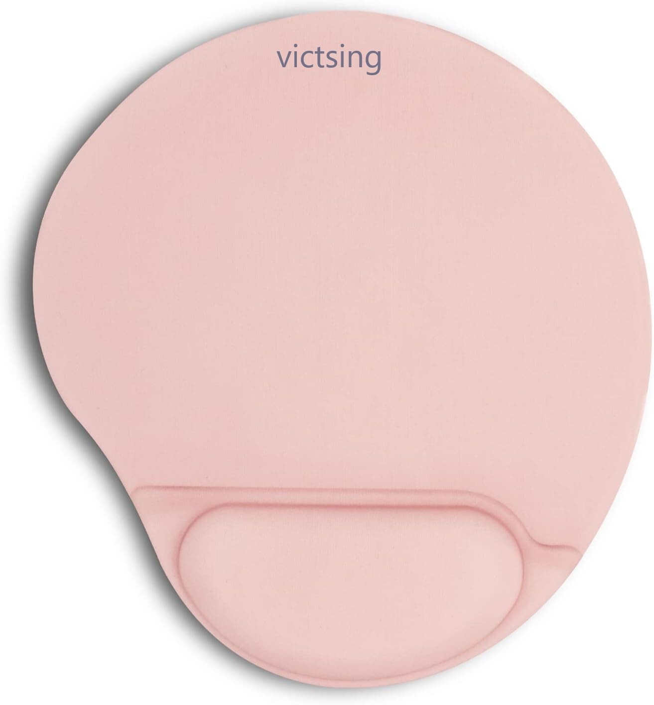 Ergonomic Mouse Pad with Wrist Support Cute Mouse Pad with Wrist Rest Light Pink