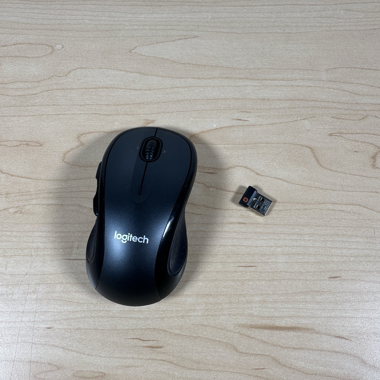 Logitech M510 Wireless LASER Mouse Metallic Blue & Light Gray +Unifying Receiver