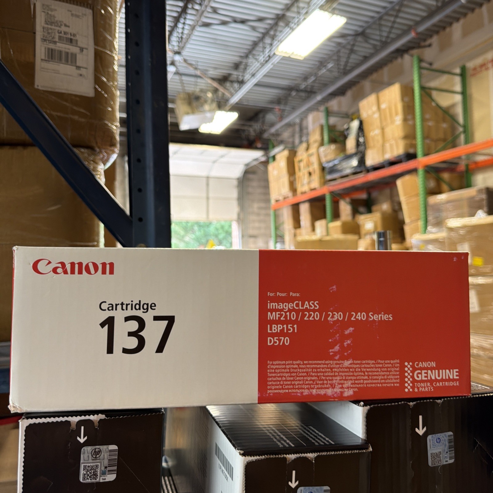 Canon 137 Black Toner Cartridge | LBP151/MF210/220/230/240/D570 - NEW