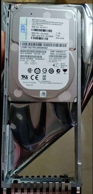 NEW IBM 00y2511 00y2434 1T 7.2k 2.5 SAS v3500 v3700 server disk