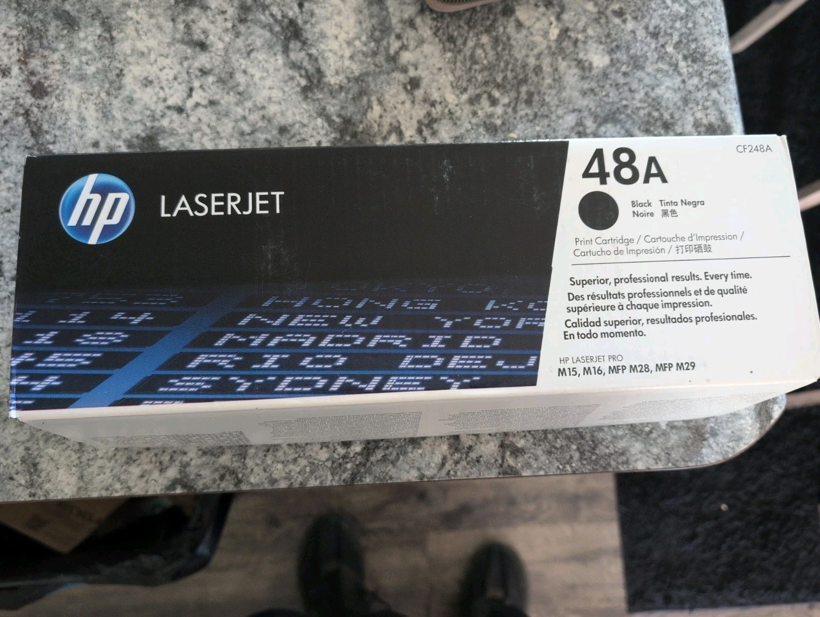 HP 48A Black Original LaserJet Toner Cartridge CF248A Still Sealed