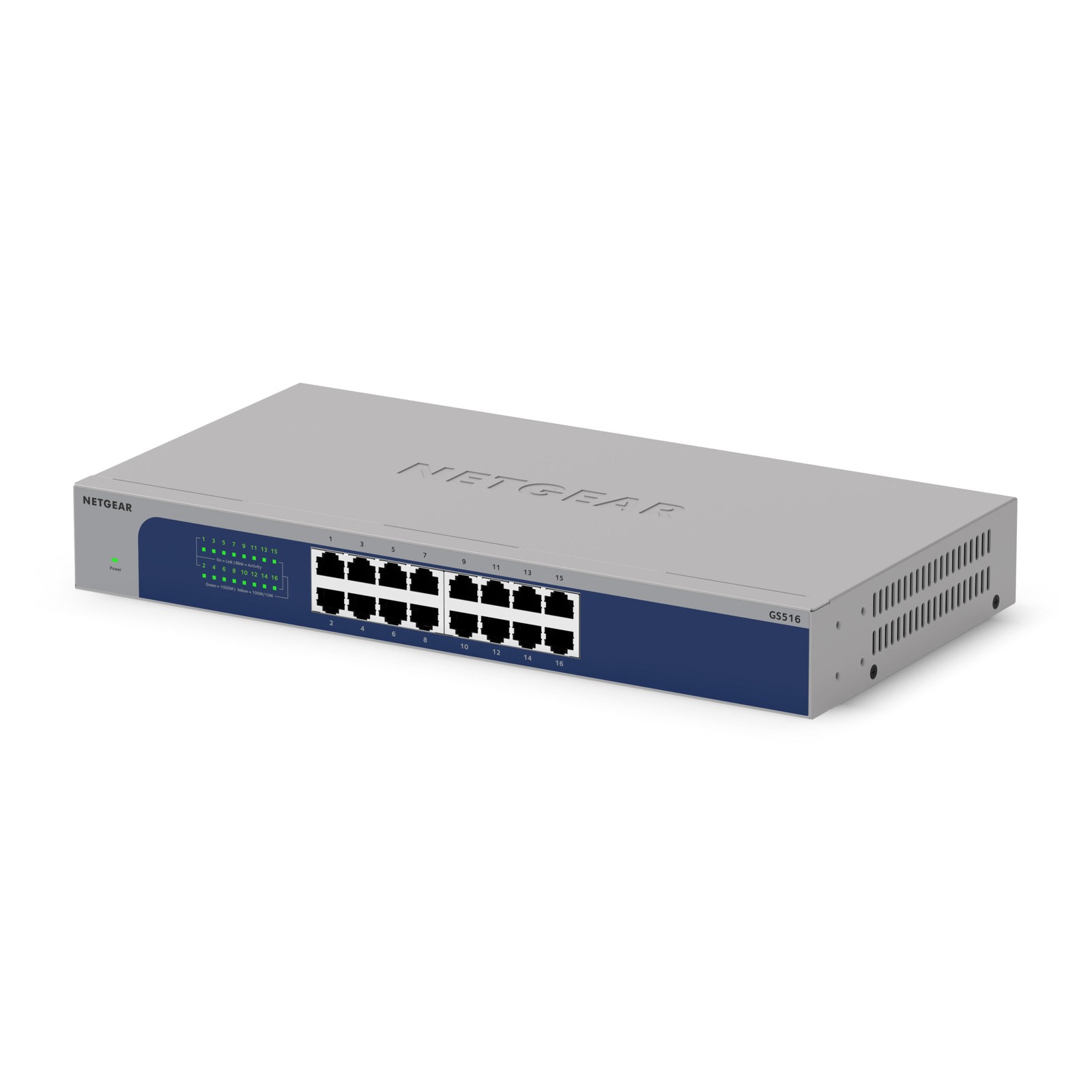 NETGEAR GS516v3 16-Port Gigabit Ethernet Unmanaged Switch