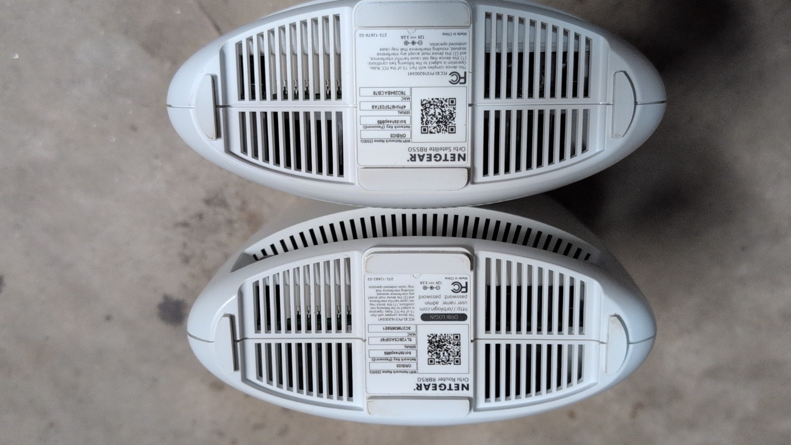 NETGEAR Orbi RBK50 AC3000 Mesh WiFi Router + Satellite 2-Pack (Used)