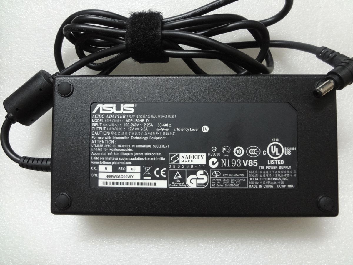 NEW @Genuine Fr ASUS 180W ROG GL702V,ROG GL502V Series ADP-180HB D AC Charger