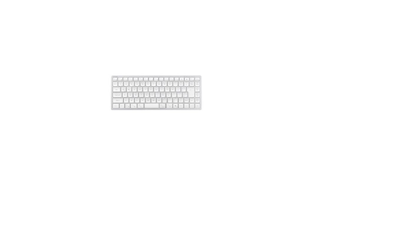 ELECOM Precisionist Wireless Keyboard Mini Thin Multi-Pair White TK-PN1075