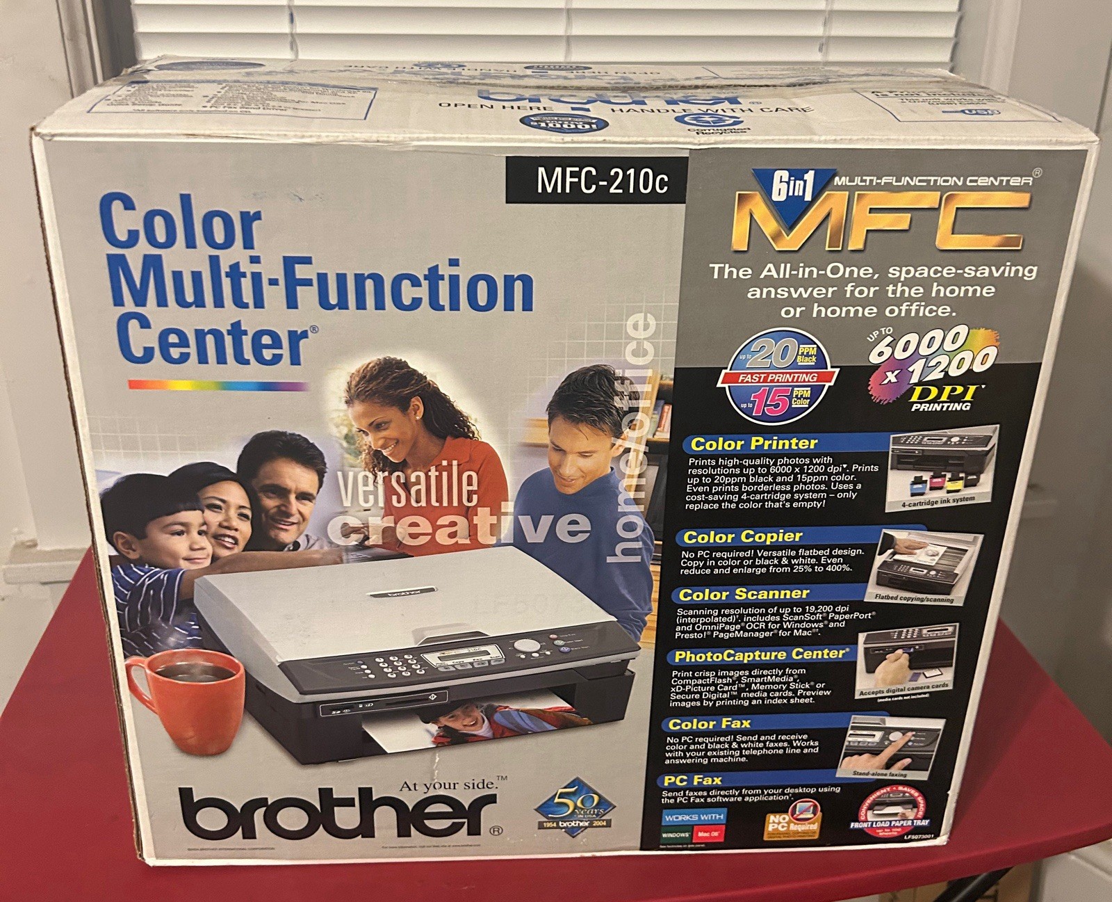 BROTHER MFC-240C Color Inkjet All-In-One Printer New