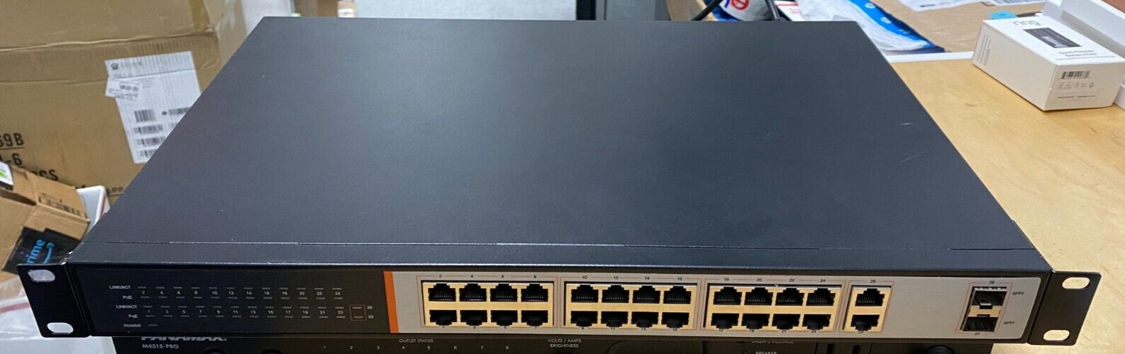 POE Switch C-POE-SW2402G 26 Ports With 24CH PoE Switch C