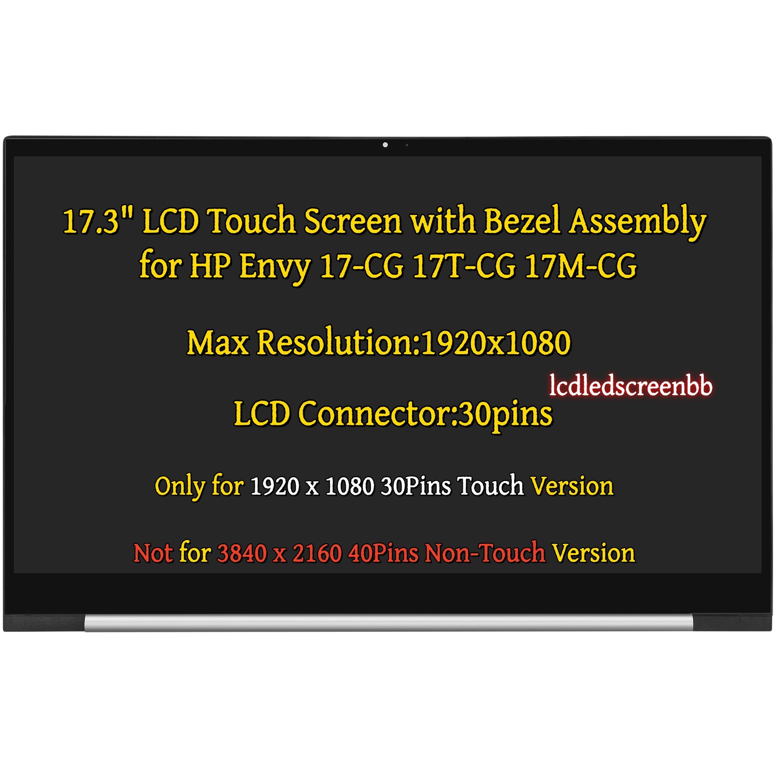 L87971-001 For HP Envy 17M-CG0013DX 17M-CG1013DX LCD Touch Screen Display FHD