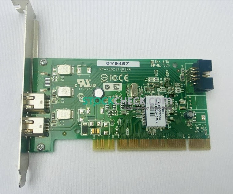 Adaptec AFW-2100  PCA-00214-01-A 2-Port IEEE 1394 Firewire PCI Adapter Card