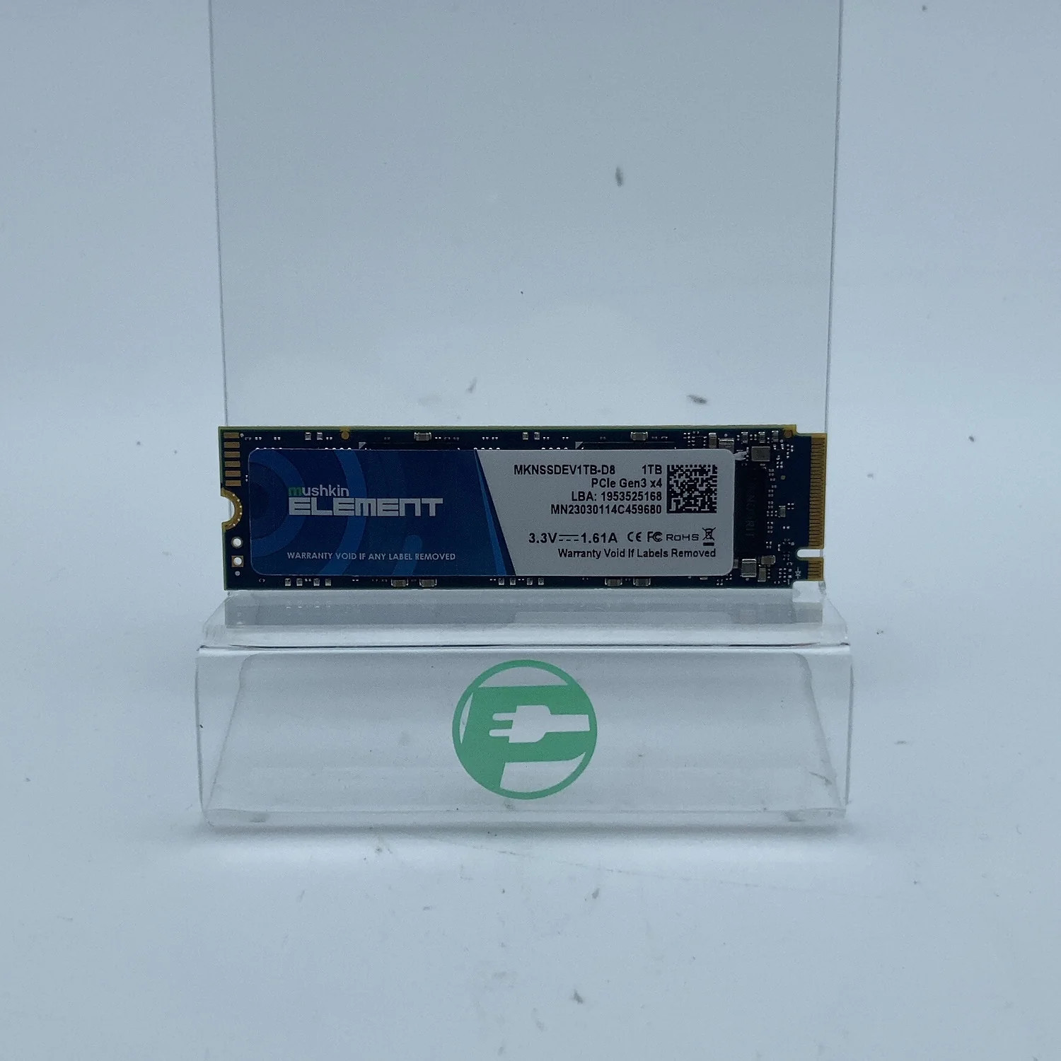 Mushkin 2280mm Element 1TB M.2 NVMe Gen 3.0 x 4 SSD MKNSSDEV1TB-D8
