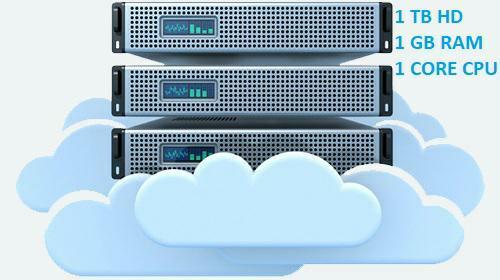 Virtual Private Server VPS - 1000 GB [ 1TB ] storage, Unlimited bandwidth