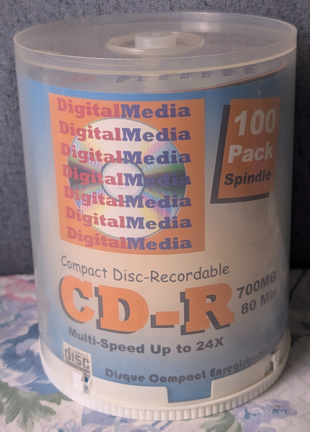 STI Digital Media CD-R 100 Pack Spindle 700MB 80Min 24X Blank Recordable Disc PC